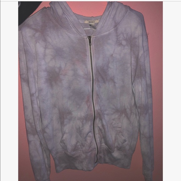 Forever 21 Tops - Marble pattern zip up